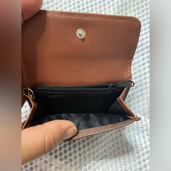 ESPRIT Chocolate Brown Leather Card Wallet - Picture 4 of 6